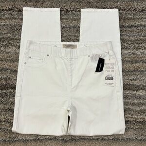 Liverpool Chloe Pull-On The Slim Jeans Sz 8/29 NWT | Liverpool Slim White Jeans